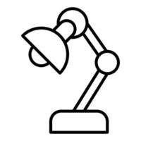 Desk Lamp Icon Style vector