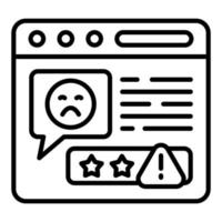 Complaint Icon Style vector