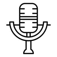 Microphone Icon Style vector