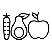 Muscle Gain Diet Icon Style vector