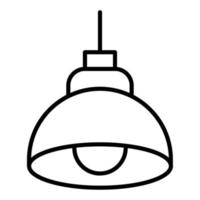 Pendant Light Icon Style vector