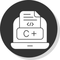 diseño de icono de vector de lenguaje de codificación