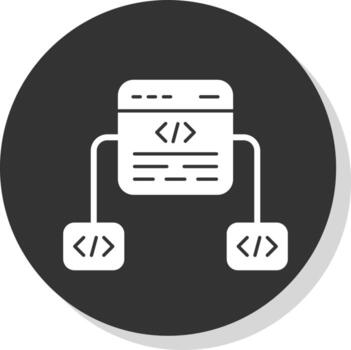 diseño de icono de vector de marco de código