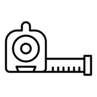 Measuring Tape Icon Style vector