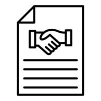 Agreement Icon Style vector