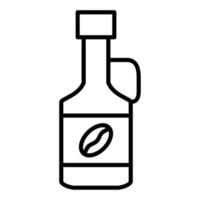 Coffee Syrup Icon Style vector