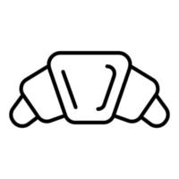 Croissant Icon Style vector