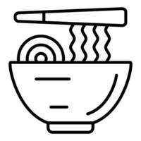 Japanese Food Icon Style vector