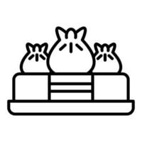 Dim Sum Icon Style vector