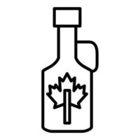 Maple Syrup Icon Style vector