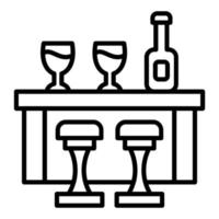 Bar Counter Icon Style vector