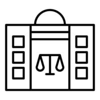 Department of Justice Icon Style vector