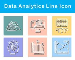 Data Analytics Vector Icon Set