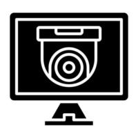 Security Monitors Icon Style vector