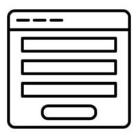 Form Icon Style vector