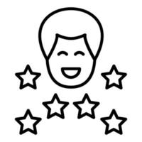 Satisfaction Icon Style vector