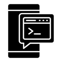 Command Line Icon Style vector