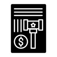 Penalty Icon Style vector