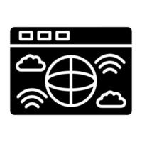 Intranet Icon Style vector