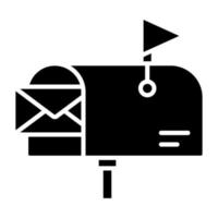 Mailbox Icon Style vector
