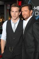 Ryan Reynolds  Hugh Jackman  arrivng at the XMen Origins  Wolverine screening at Graumans Chinese Theater in Los Angeles CA on April 28 20092009 photo