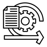 Agile Manifesto Icon Style vector