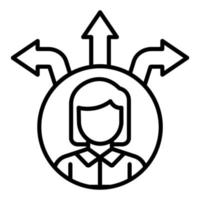 ágil valores icono estilo vector