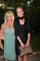 Cindy Landon  Daughter Jennifer Landon ex ATWT arriving at the YES on Prop 2 Campaign to stop Animal Crueltyat a private estate in BelAir CA onSeptember 28 20082008 photo