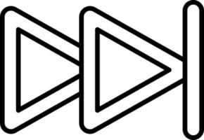 Next Button Icon Style vector