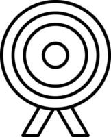 Archery Board Icon Style vector