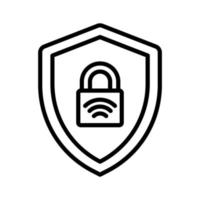 Smart Lock Icon Style vector