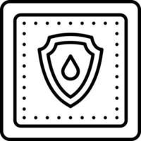 Water Resistant Fabric Icon Style vector
