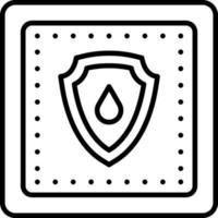 Water Resistant Fabric Icon Style vector