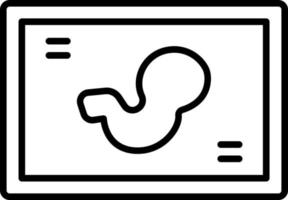 Fetus Icon Style vector