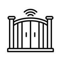 Smart Gate Icon Style vector