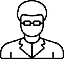 Scientist Icon Style vector