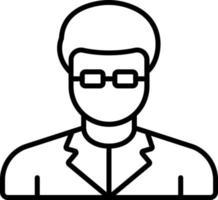 Scientist Icon Style vector