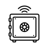 Smart Safebox Icon Style vector