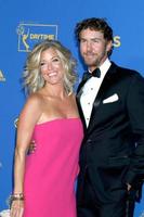 LOS ANGELES  JUN 24  Laura Wright Wes Ramsey at the 49th Daytime Emmys Awards at Pasadena Convention Center on June 24 2022 in Pasadena CA photo