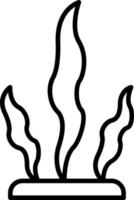 Seaweed Icon Style vector