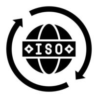 Iso Standards Icon Style vector