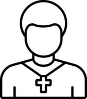 Priest Icon Style vector