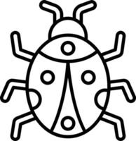 Ladybug Icon Style vector
