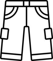 rugby pantalones icono estilo vector