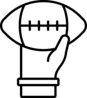 Quarterback Icon Style vector