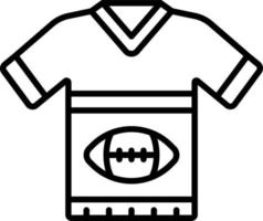 Rugby Uniform Icon Style vector