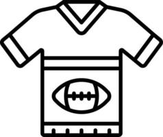 rugby uniforme icono estilo vector