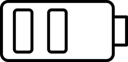 Medium Battery Icon Style vector