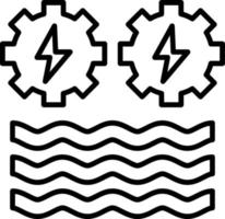 Hydro Power Icon Style vector