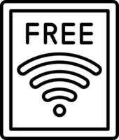 Free Wifi Icon Style vector